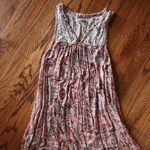 Tribal Sheer Long Top or Short dress